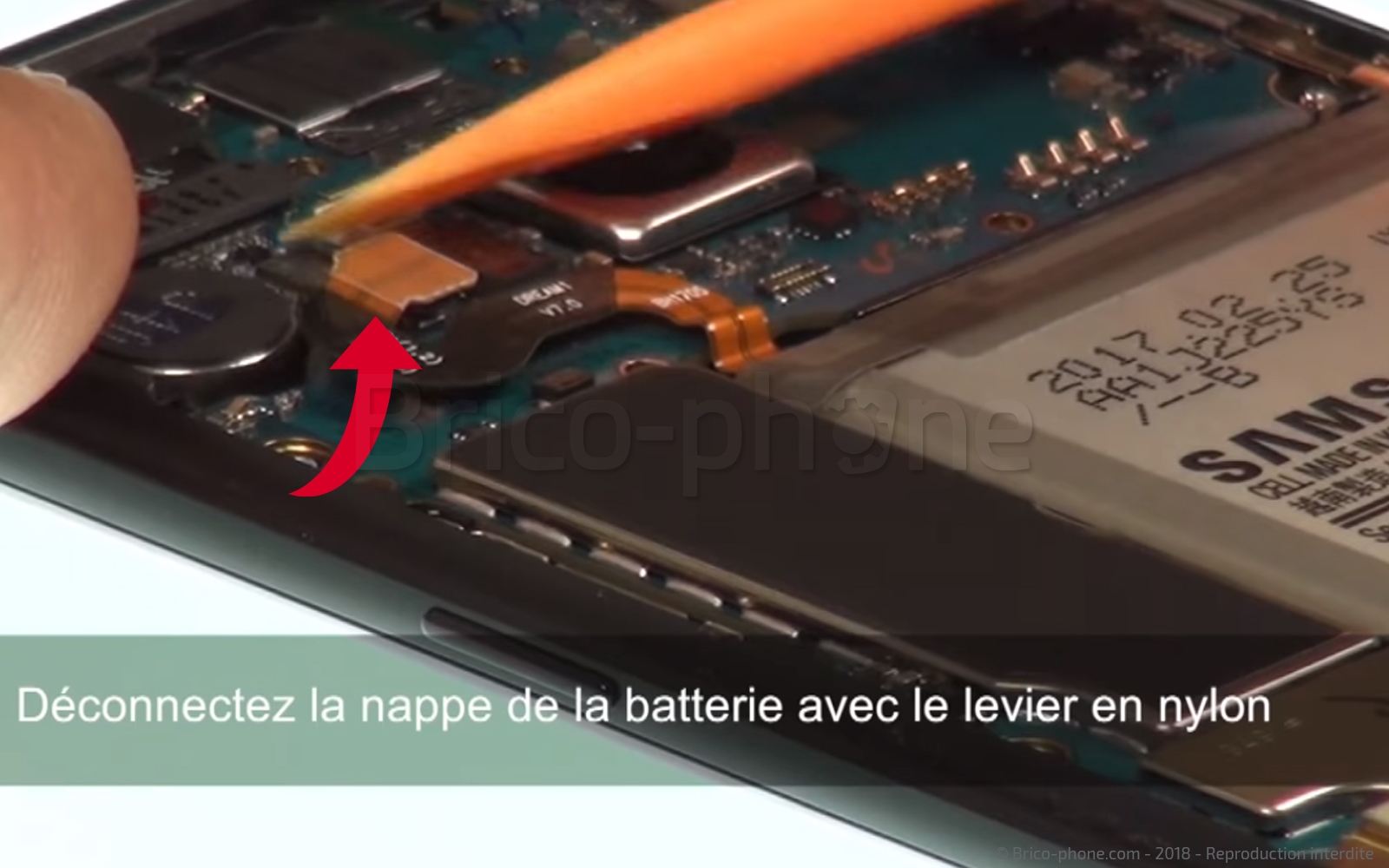 Changement d'écran (vitre+AMOLED) sur Galaxy S8 photo 1